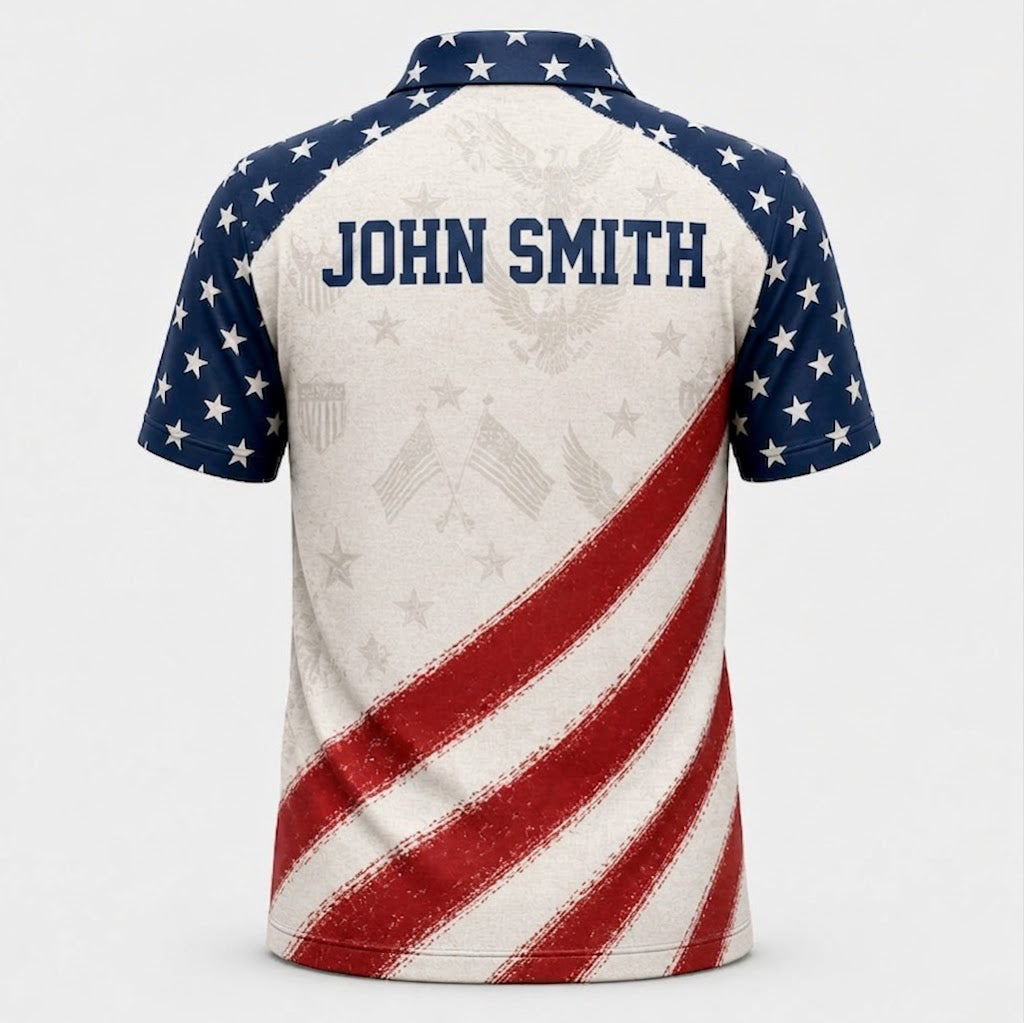 AMERICA 250 — 1776–2026 — 250 YEARS - Polo shirt - All over printed