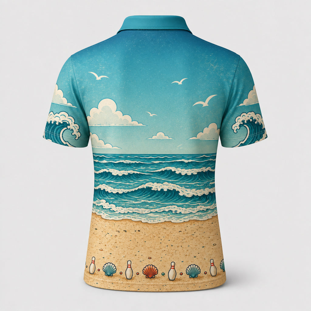 Shell Yeah, I Bowl - Personalized Polo shirt - All over printed 6d006341-efbb-4ac5-9674-1b66a93871a5.jpg