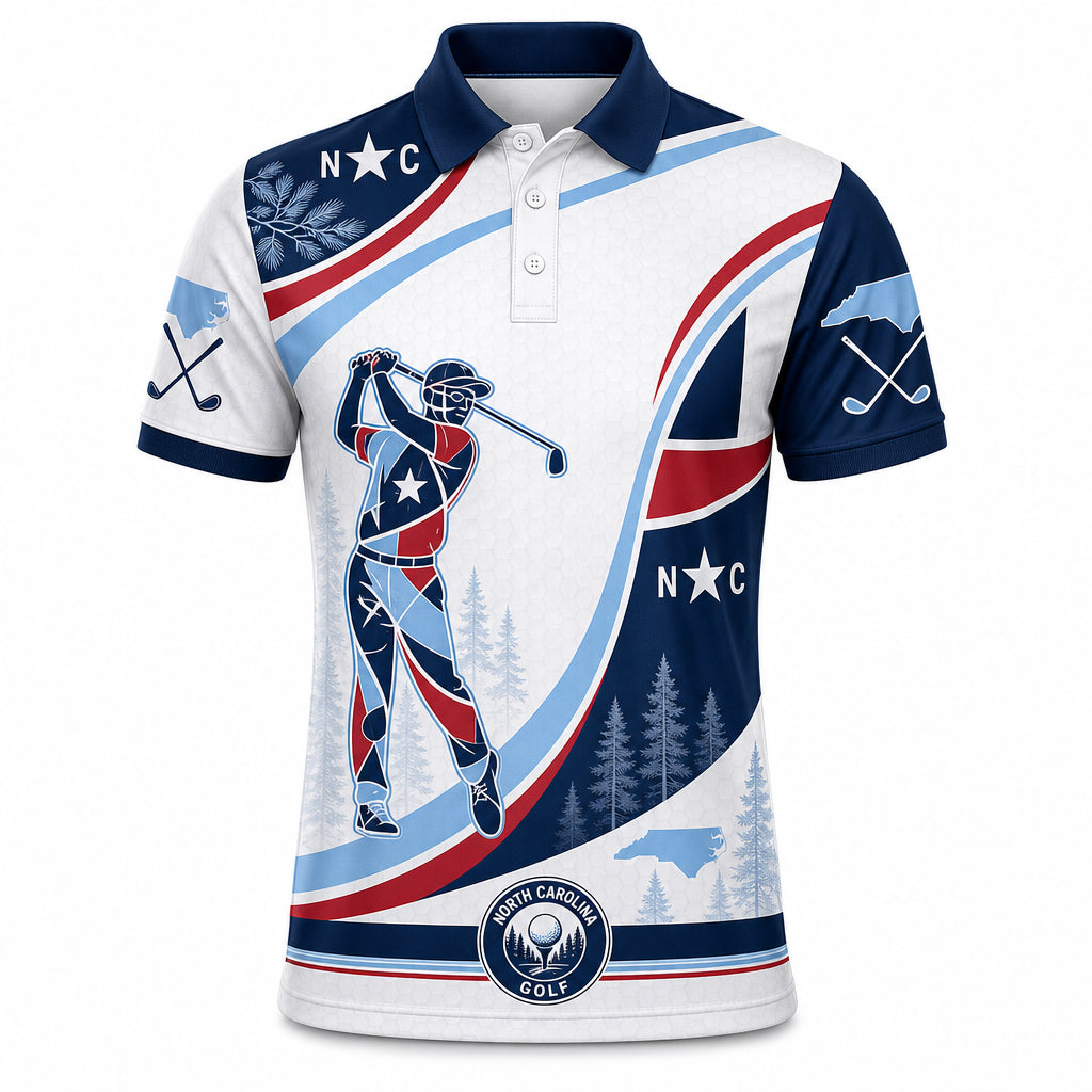 North Carolina Golf Polo - Hero