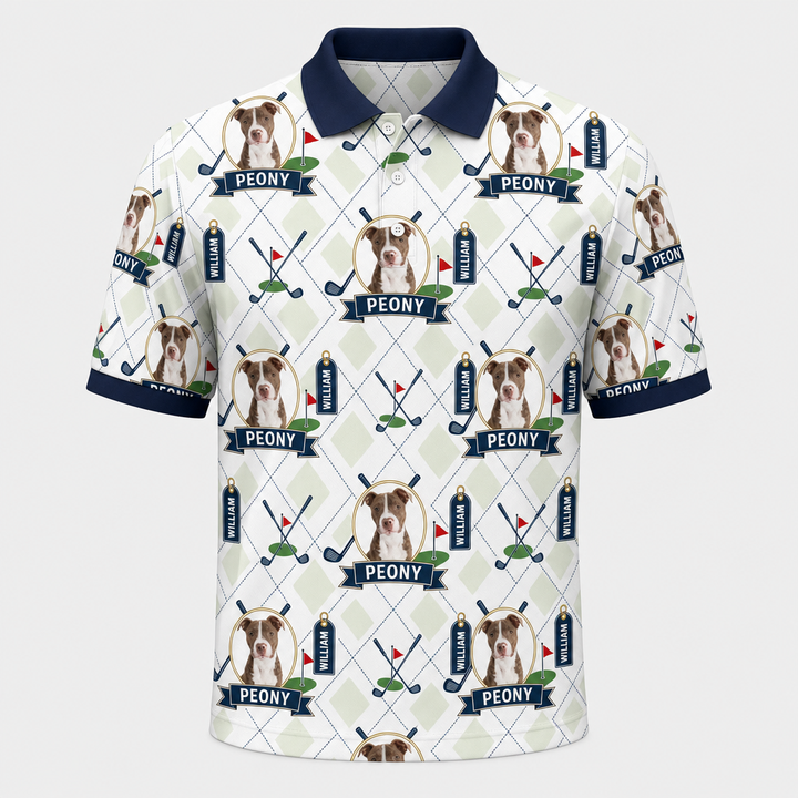 {Pet Name} & {Golfer Name} - Personalized Polo shirt - All over printed 0751ed13-023d-46b9-b89a-7ff3e2b29501.png
