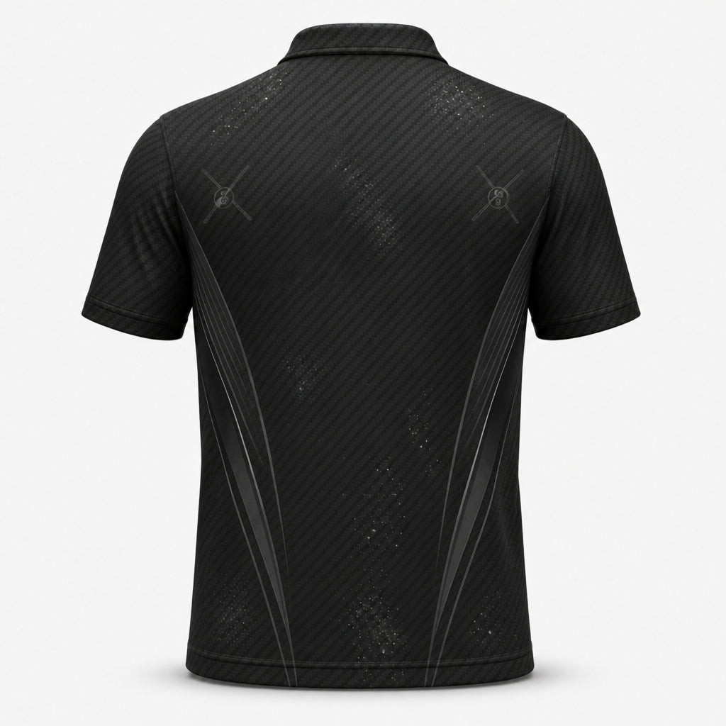 Custom Billiards Yin-Yang 8/9 Team Polo - Back view