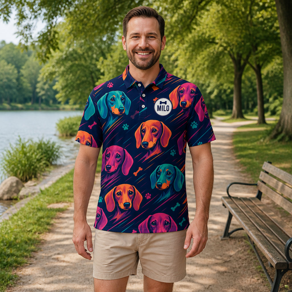 Custom Name Dachshund Pattern AOP Polo - Personalized Polo shirt - All over printed 1750ceec-19b9-402d-ac2d-dbcb63d6521c.jpg