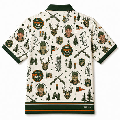Hunting Dad AOP Polo - Back view
