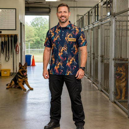 German Shepherd Pop-Pattern AOP Polo — Custom Name - Personalized Polo shirt - All over printed 292694f8-58f5-4298-8556-8553ea445b46.jpg
