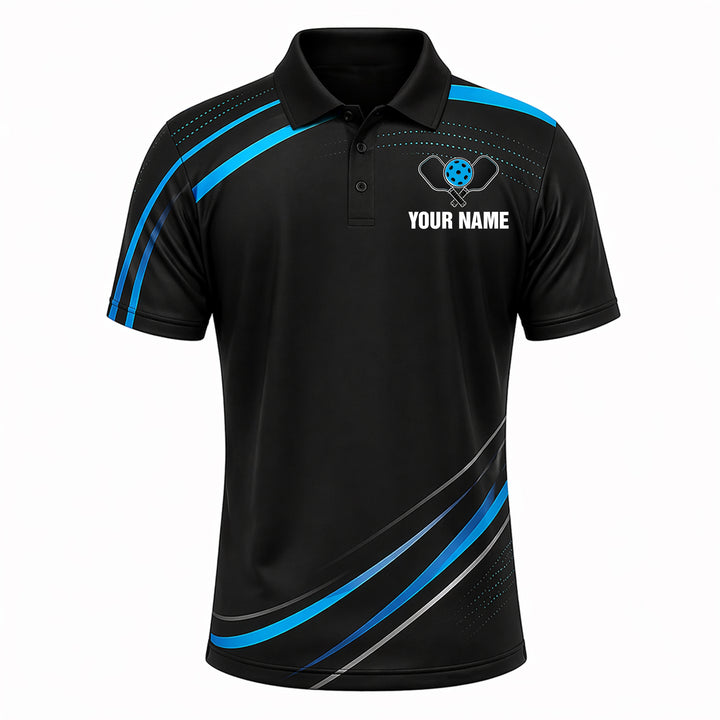 Custom Pickleball Polo Shirt with Name