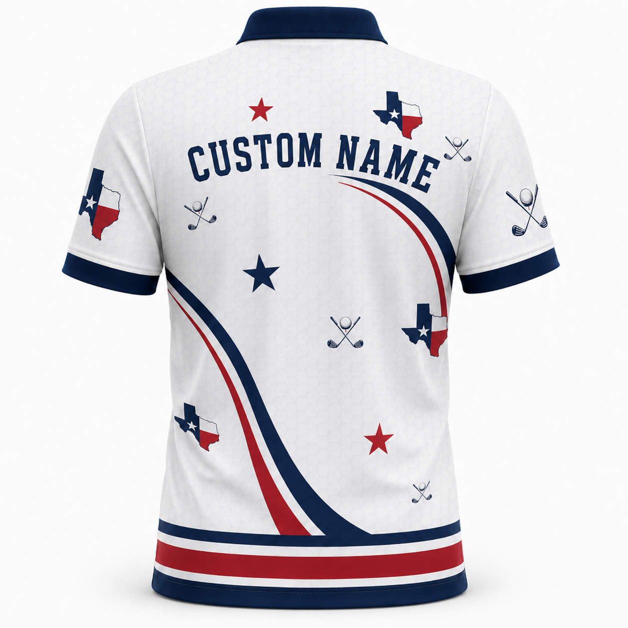 Texas Golf Polo - Personalized Polo shirt - All over printed