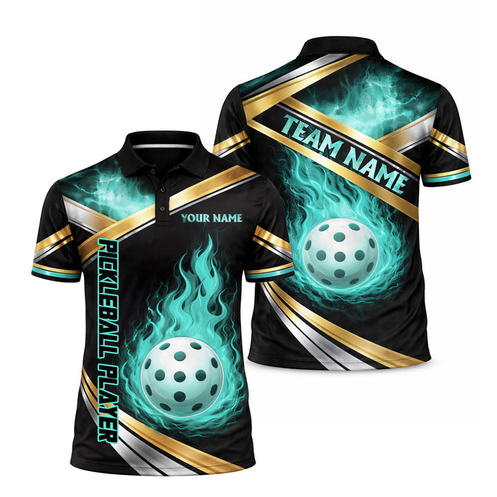 Pickleball Polo Shirt Personalized Team Name Custom Pickleball Player Performance Shirt