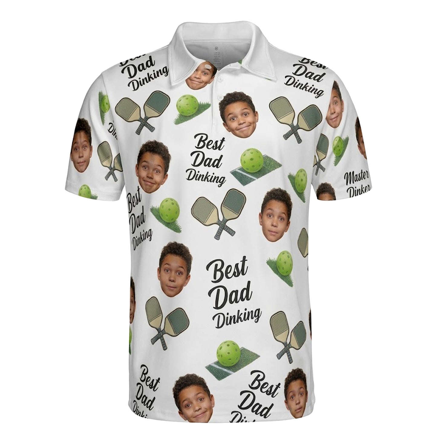 Custom Photo Face Paddle Ball Moisture Wicking