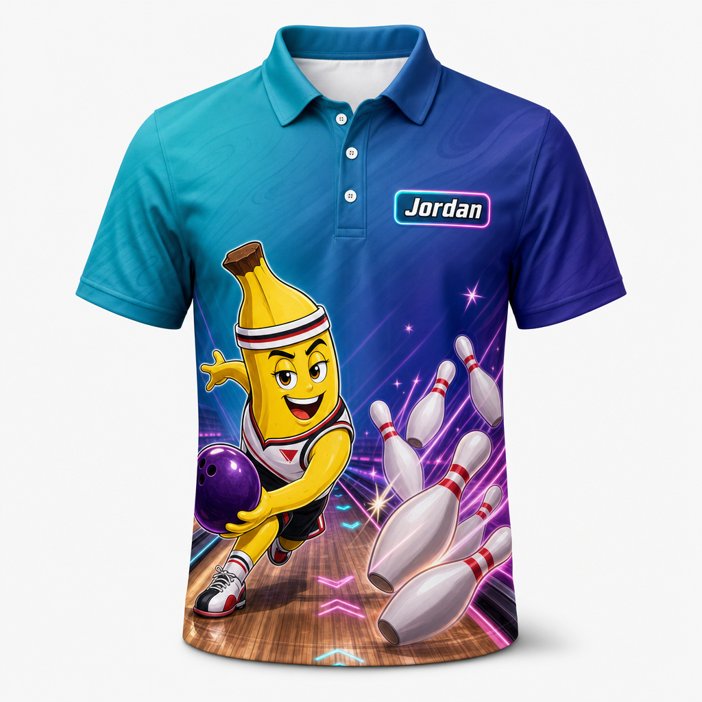 Going Bananas for Bowling - Personalized Polo shirt - All over printed 3555ecd8-2311-4e67-8165-36694e08f257.png
