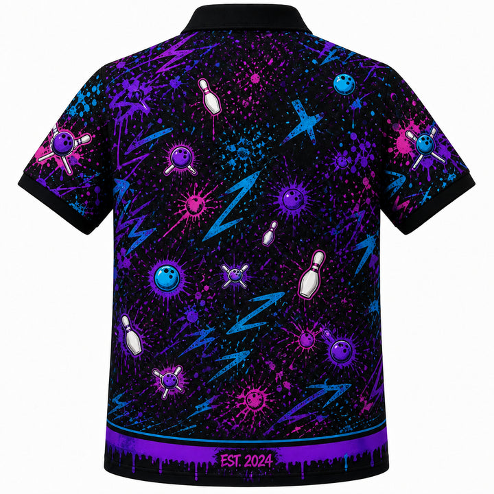 Bowling Graffiti Polo - Back view