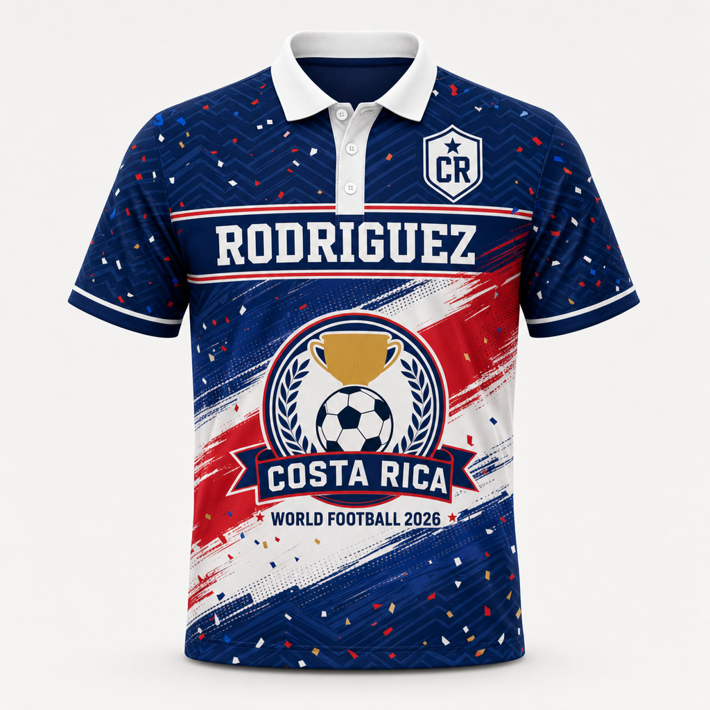 COSTA RICA — WORLD FOOTBALL 2026 - Personalized Polo shirt - All over printed 3717e1f3-e86c-4bf7-8207-f0458ebf9efd.png