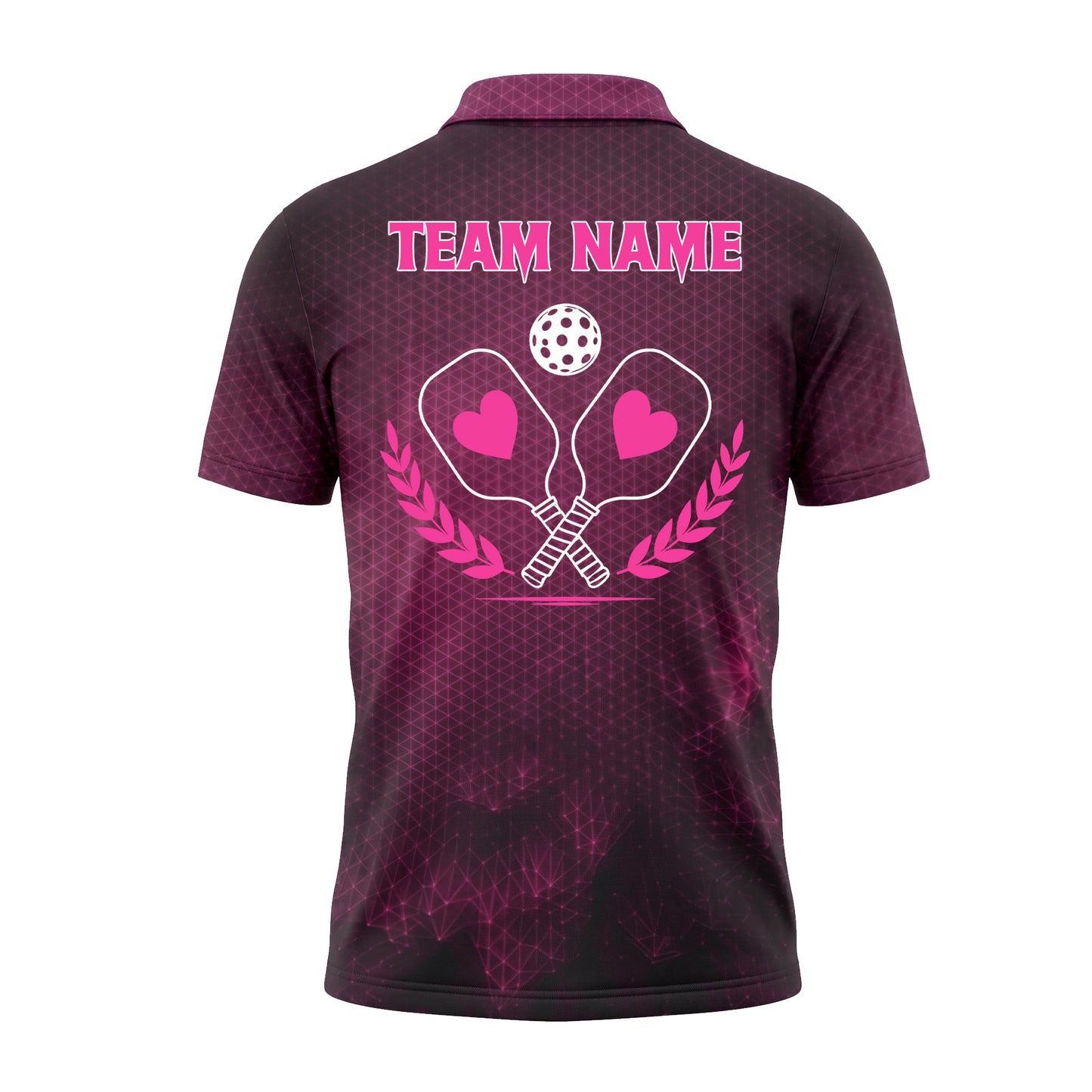 Custom Pickleball Love Polo Shirt