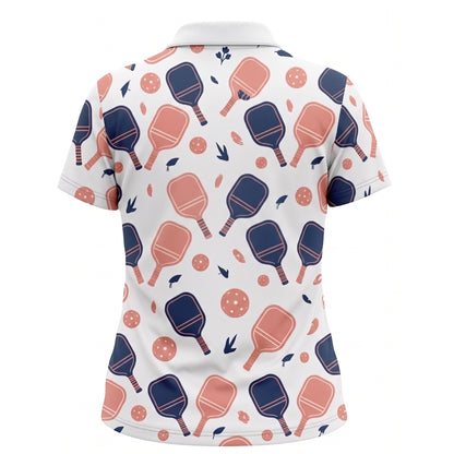 Women's Personalized Pickleball Club Polo Shirt