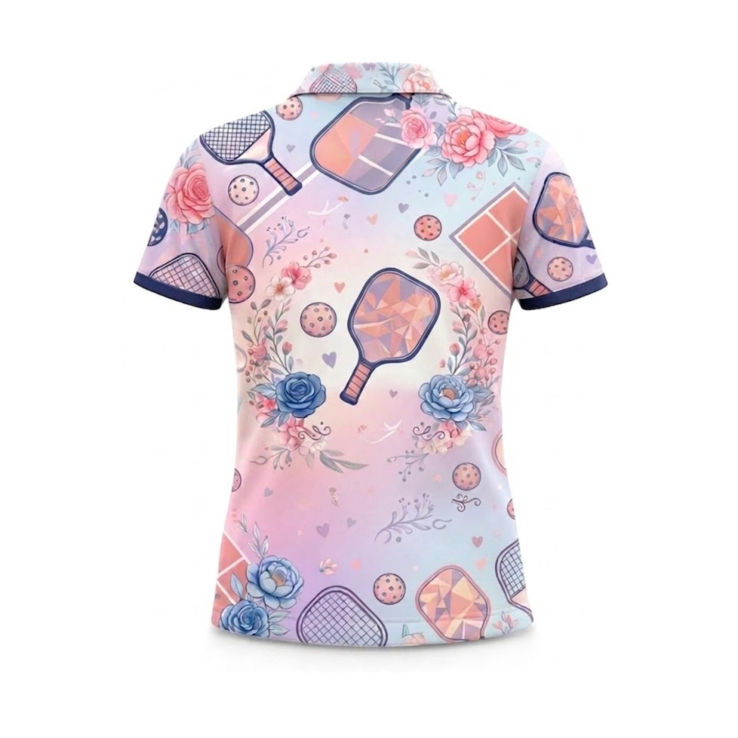 Best Pickleball Mom Ever Polo Shirt for Women