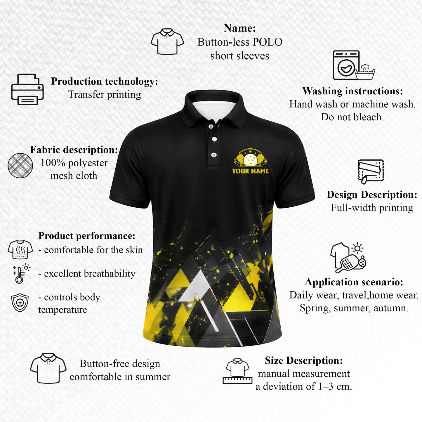 Pickleball Season Polo Shirt Custom Name It s Always Pickleball Season Performance Sports Shirt Men Women