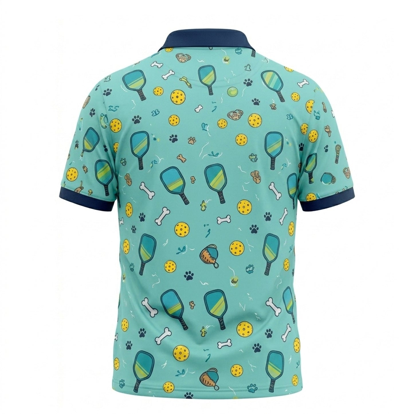 Pickleball Dad & His Best Buddy Polo Shirt for Men