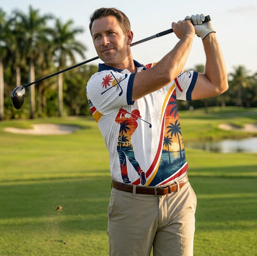 Florida Golf Polo - Personalized Polo shirt - All over printed