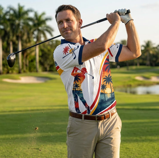 Florida Golf Polo - Personalized Polo shirt - All over printed