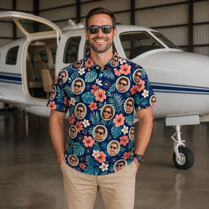 HAPPY 1ST FATHER'S DAY — I LOVE YOU - Personalized Polo shirt - All over printed 3bc9607c-006b-4d76-80b8-018809c5de6c.jpg