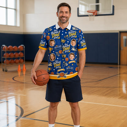 Best Dad Ever Basketball Polo - Lifestyle 1