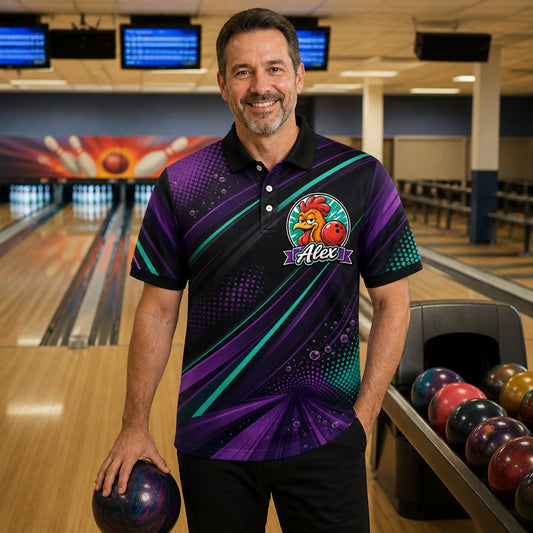NAME + Strike Rooster Bowling - Personalized Polo shirt - All over printed 4597ca1d-3bb1-42b8-a7de-ab670025bd4d.jpg