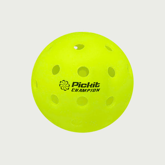Pickit Champion Pickleball Balls – Indoor & Outdoor – 4 or 60 Pack