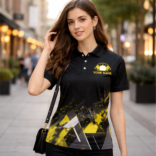 Pickleball Season Polo Shirt Custom Name It s Always Pickleball Season Performance Sports Shirt Men Women