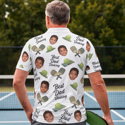 Custom Photo Face Paddle Ball Moisture Wicking