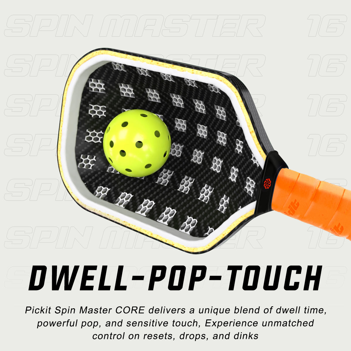 Pickleball Pickit Spin master paddle
