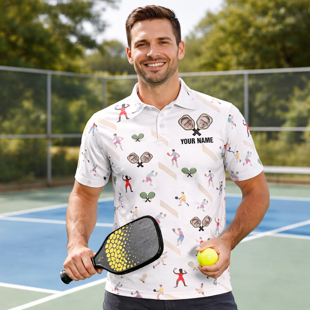 Custom Name Photo Face Player Pattern Print