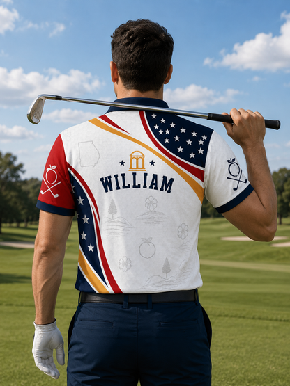 Georgia Golf Polo - Personalized Polo shirt - All over printed