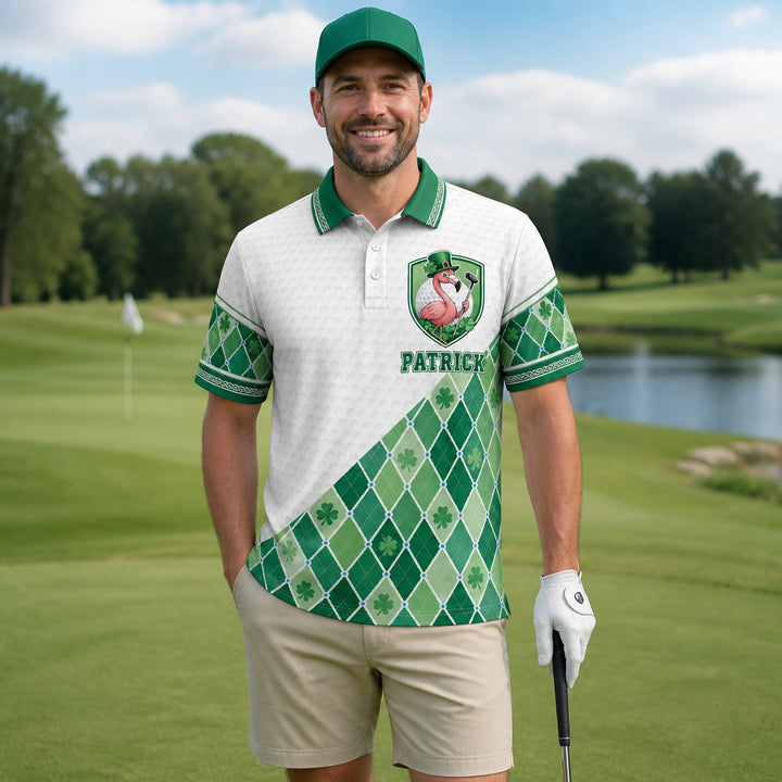 Personalized St. Patrick’s Golf Flamingo AOP Polo - Personalized Polo shirt - All over printed 5fd271b0-9992-4f94-b07a-4c841f8339cd.jpg