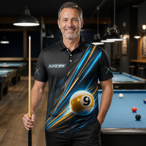 Custom 9-Ball Team Polo – Name & Team - Lifestyle 1