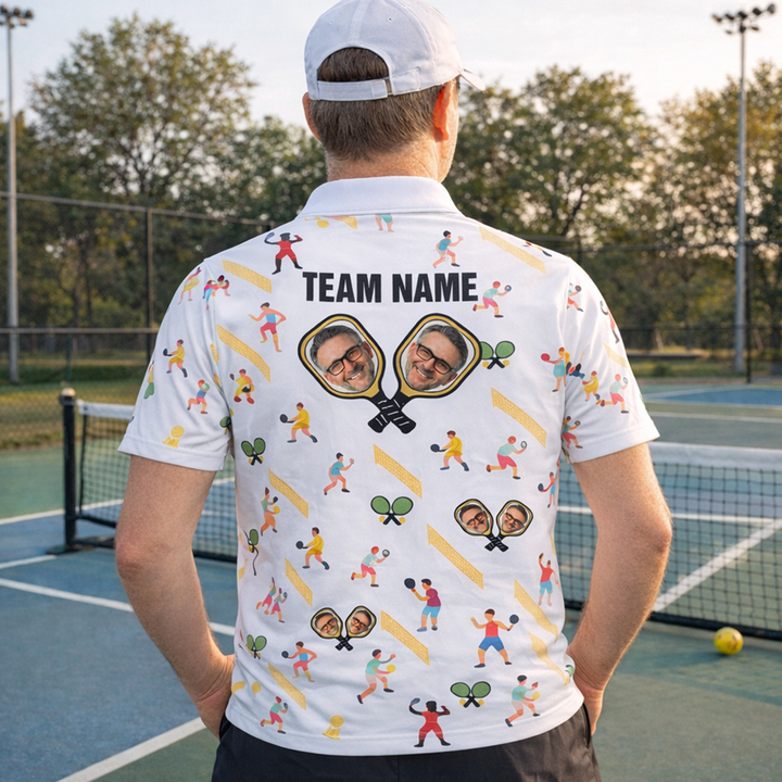 Custom Name Photo Face Player Pattern Print