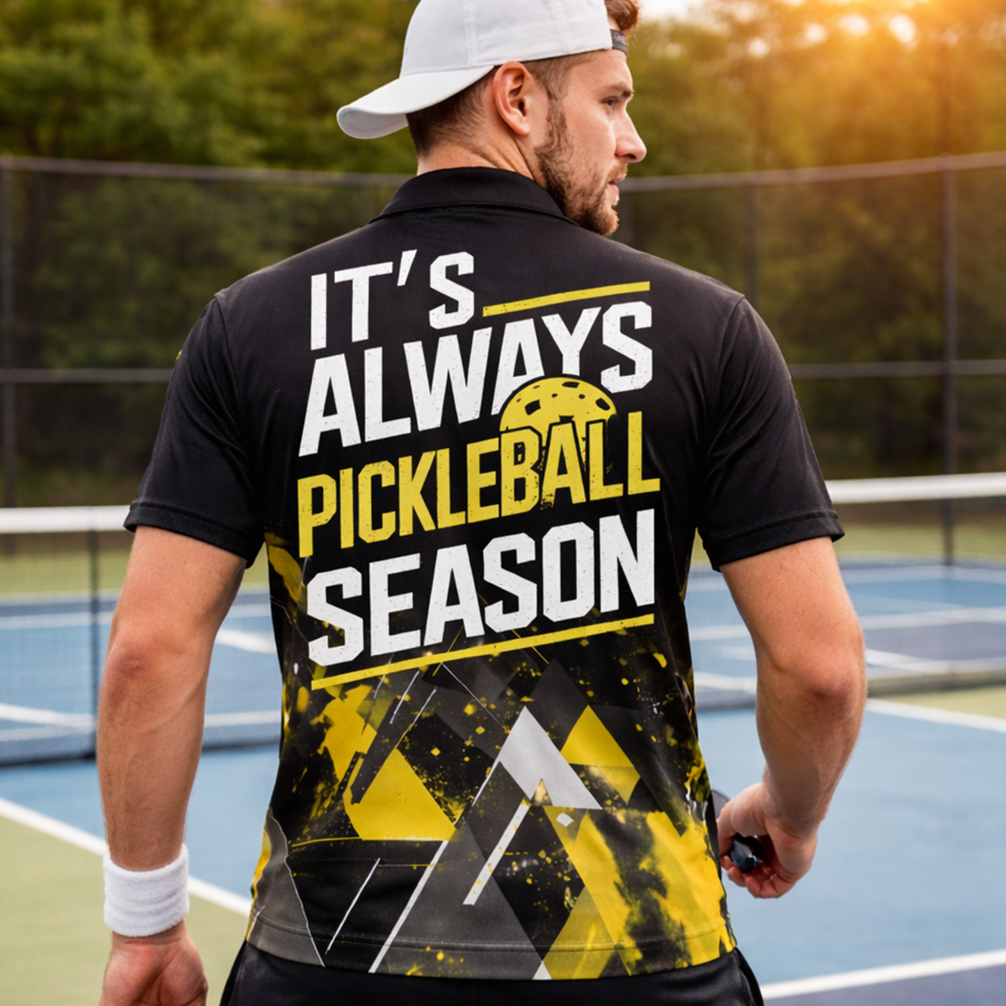 Pickleball Season Polo Shirt Custom Name It s Always Pickleball Season Performance Sports Shirt Men Women