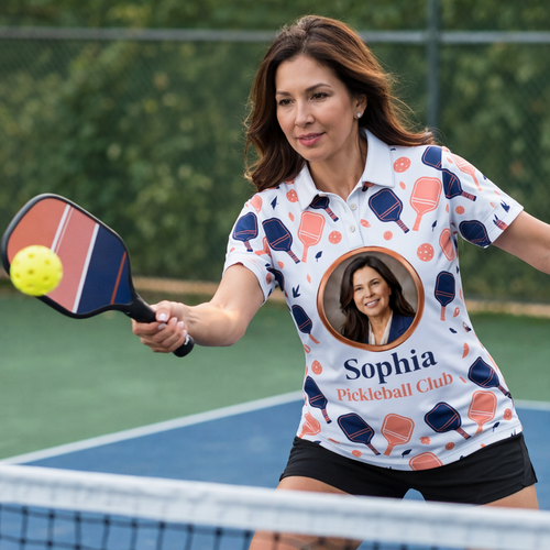 Women's Personalized Pickleball Club Polo Shirt