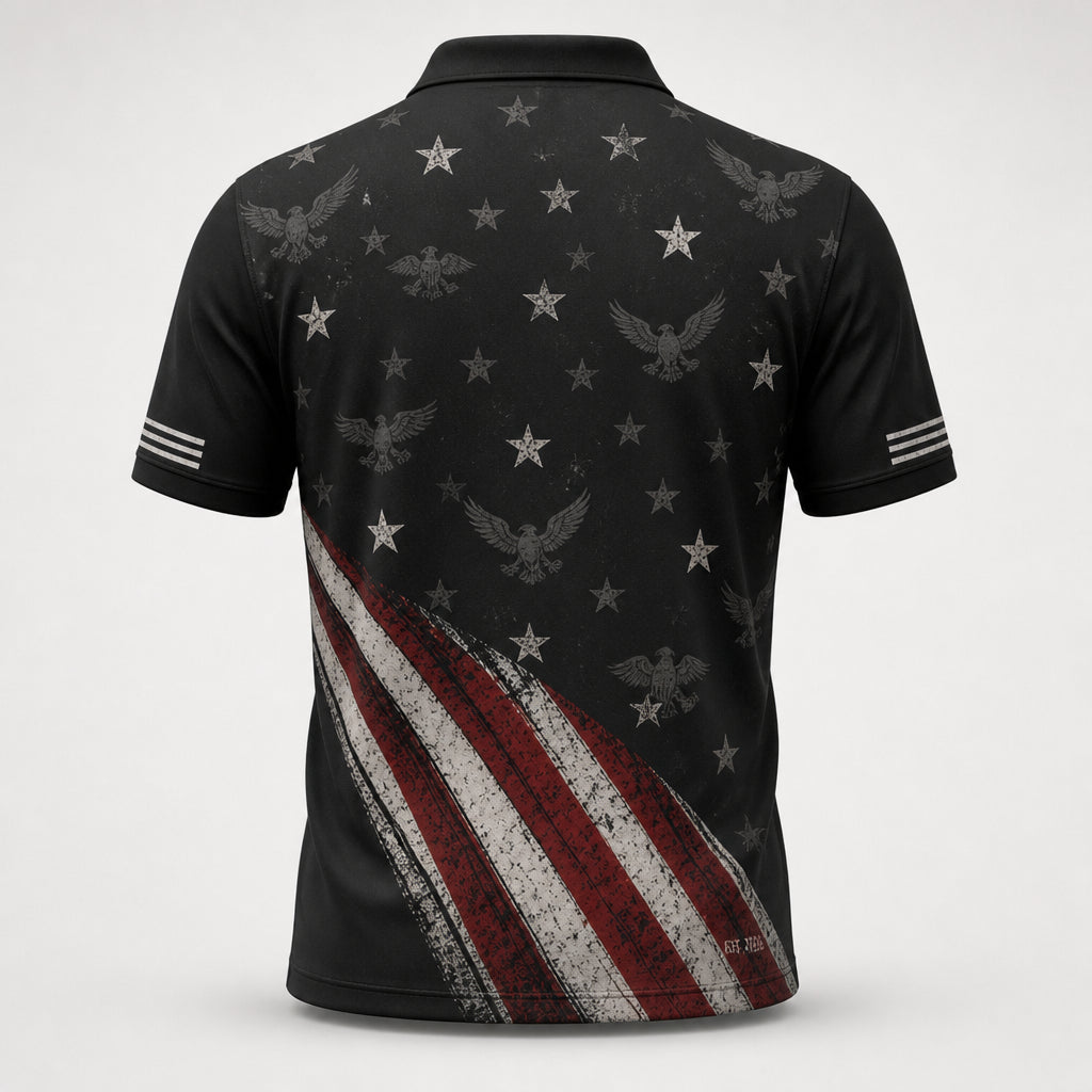 We The People 250 Years Eagle Sash Polo - Back view