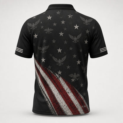 We The People 250 Years Eagle Sash Polo - Back view