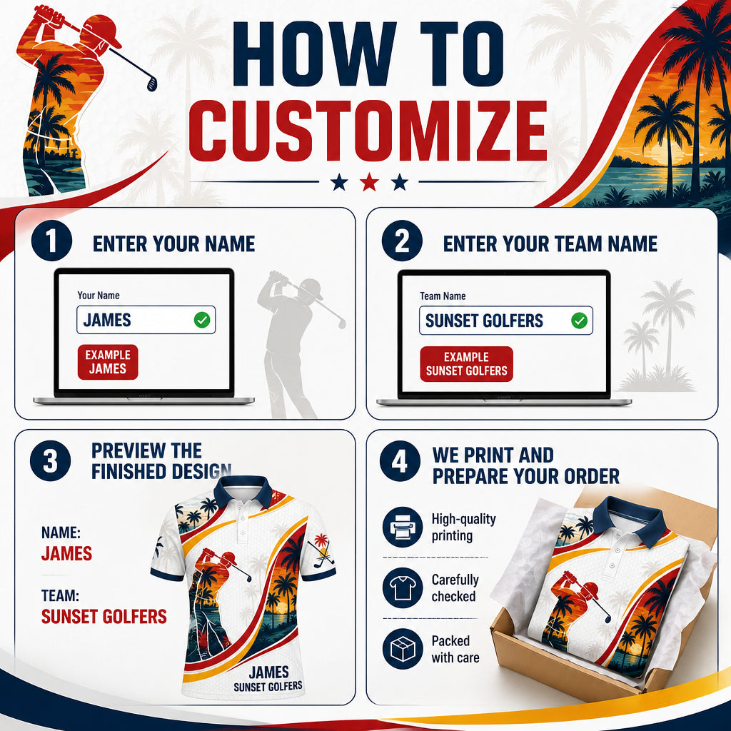 Florida Golf Polo - How to customize