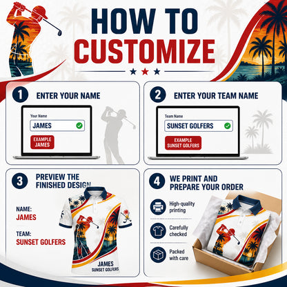 Florida Golf Polo - How to customize
