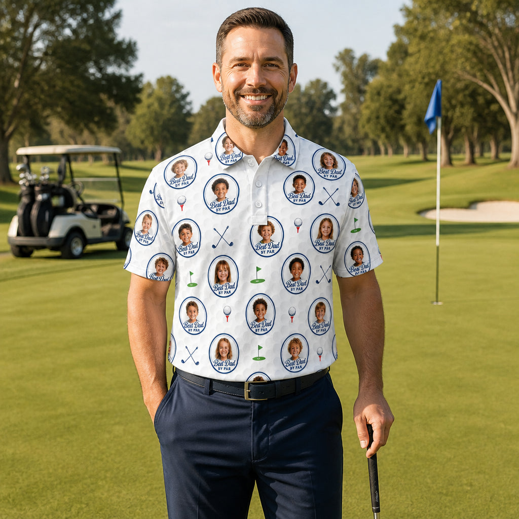 HAPPY 1ST FATHER'S DAY — LOVE YOU FORE-EVER - Personalized Polo shirt - All over printed 75d3f82f-b6ce-43d1-8af3-e1c0fa7c971c.jpg