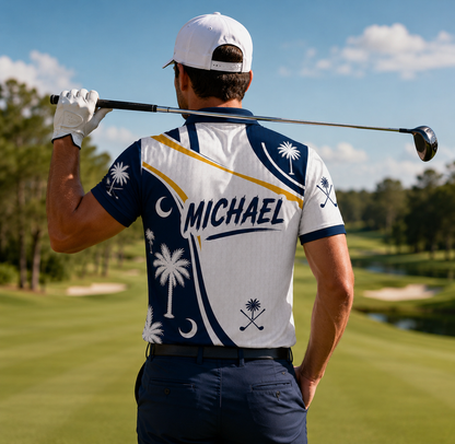 South Carolina Golf Polo - Personalized Polo shirt - All over printed