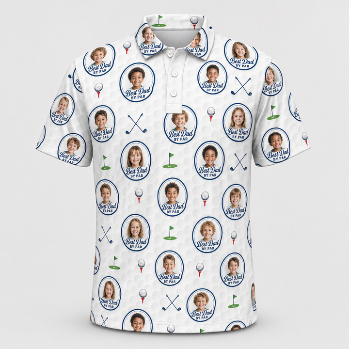 HAPPY 1ST FATHER'S DAY — LOVE YOU FORE-EVER - Personalized Polo shirt - All over printed 7b3b92a1-aca3-4b12-905f-16661d887bdd.png