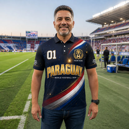PARAGUAY — WORLD FOOTBALL 2026 - Personalized Polo shirt - All over printed 89c9539f-26c9-4b4d-94c3-fb3887f302a1.jpg