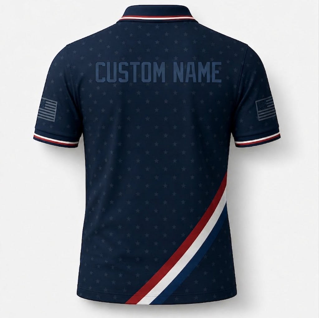 UNITED STATES • 1776–2026 • 250th ANNIVERSARY - Polo shirt - All over printed