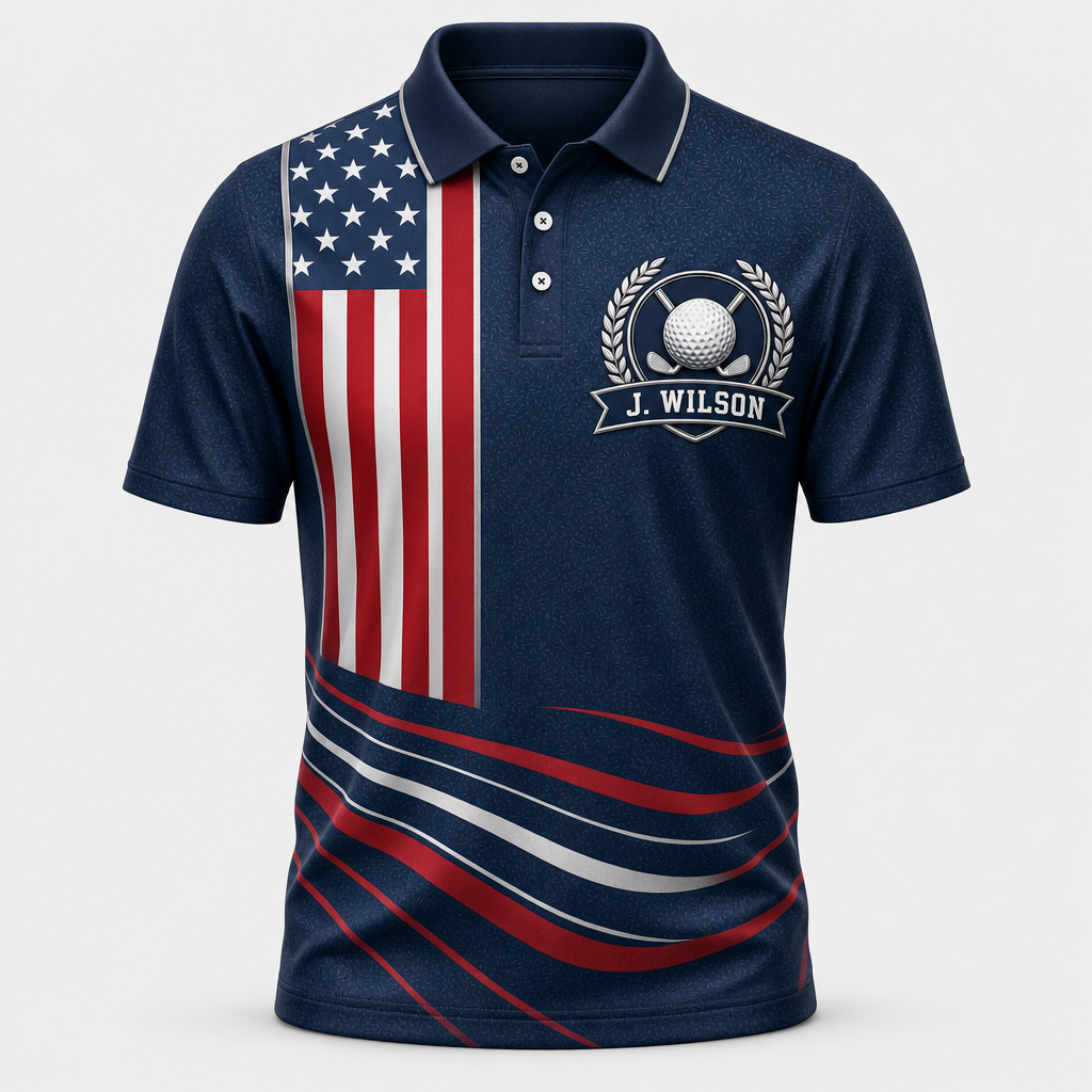 USA Flag Golf Polo — Personalized Name - Personalized Polo shirt - All over printed 8da5b758-3803-4770-abb6-d78f355410a7.png