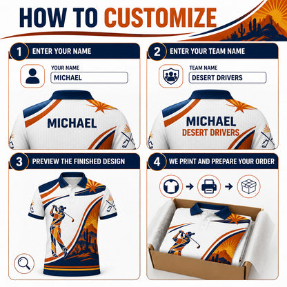 Arizona Golf Polo - How to customize