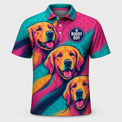 Neon Retriever AOP Polo – Custom Name Patch - Personalized Polo shirt - All over printed 946ca81c-3fc7-48c5-82f0-7b3829bba67c.png