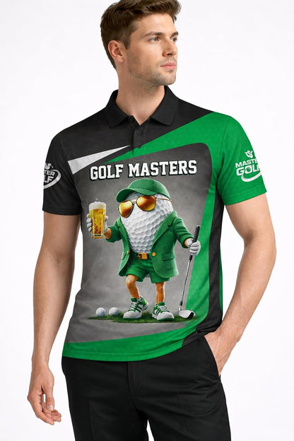 Custom Golf Masters Polo Shirt for Men & Women Personalized Name