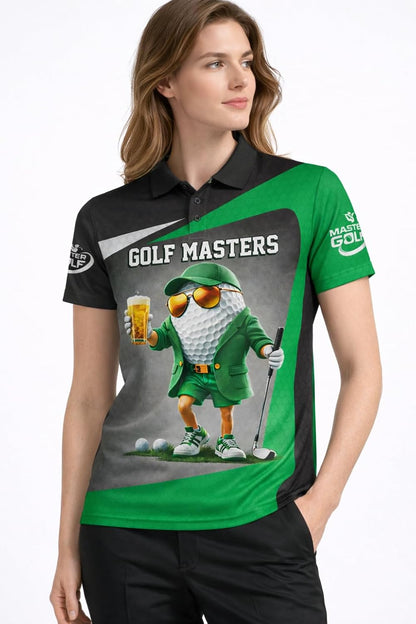 Custom Golf Masters Polo Shirt for Men & Women Personalized Name